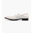thumbnail image 4 of Stacy Adams Spratley Moc Toe Saddle Slip On Dress Shoes Ivory 25686-101, 4 of 7