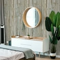 thumbnail image 5 of UMIGGEE 17.7" x 393" Wood Wallpaper Rustic Distressed 3D Brown&Blue Wood Peel and Stick Wallpaper Self-Adhesive Removable Wall Paper Home Decorative Contact Paper Vintage Wood Panel Wooden Vinyl Film, 5 of 10