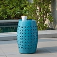 thumbnail image 2 of Tcbosik Outdoor Side Table, 12.5 Inch Metal Round Table, End Table for Patio, Deck, Porch, Living Room, No Assembly Required, Blue, 2 of 8