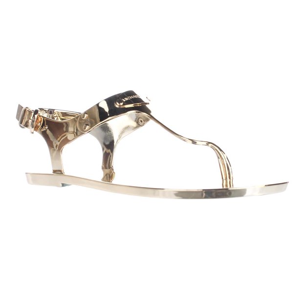 michael kors gold plated sandals