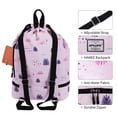 thumbnail image 3 of HAWEE Dry Wet Drawstring Backpack with Shoe Compartment for Women Waterproof Yoga String Bag Outdoor Sports Rucksack for Gym/ Beach/ Swim Pool, Flamingo Pink, 3 of 7