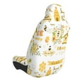 thumbnail image 4 of Lsque Farm Bee Cute Honey Pattern Car Seat Covers for Front Seats , Waterproof Seat Covers for Cars, Sporty Front Seat Covers,Car Seat Cover Protector Front Seats, 4 of 5