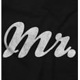 thumbnail image 2 of Mr Husband To Be Newlywed Groom Men's Crewneck Sweatshirt Brisco Brands M, 2 of 6