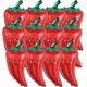 thumbnail image 1 of 12 Pcs Inflatable Chili Balloons Chili Shaped Foil Balloon, Chili Pepper Decorations, Chili Cook Off Balloons Decorations, 1 of 5