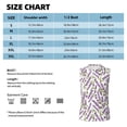 thumbnail image 6 of Kdxio Lavender Flowers for Men's Muscle T-shirt,Sleeveless for Workout Running Athletic Gym Lounge Casual, 6 of 7