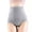Gray, variant on Women Panties High Waist Textured Cotton Shaping Briefs Tummy Lifting Hip Up Underwear for Daily Inner Wear