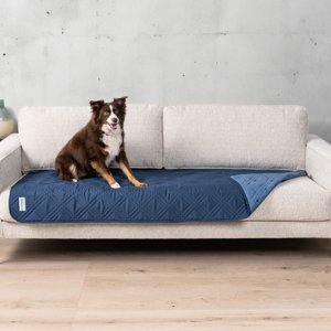PetAmi Waterproof Couch Cover, 30x70 Inch Blue
