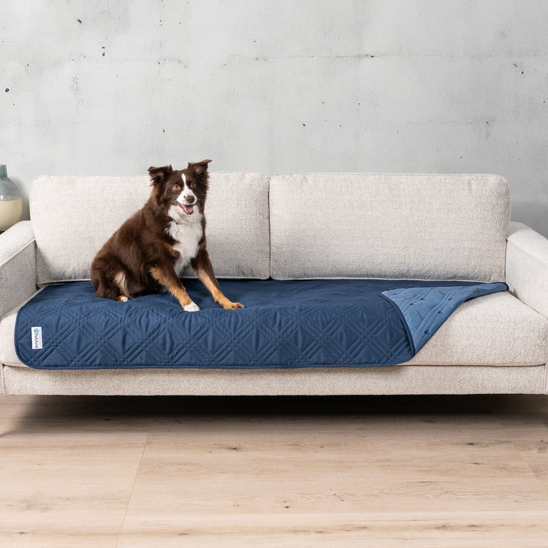 PetAmi Waterproof Couch Cover, 30x70 Inch Blue photo 1