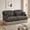 Khaki, variant on Homy Casa 69.2" Leopard Pattern Loveseat Sofa with Fringe Trim, Upholstered Accent Couch with Pillows