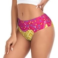 thumbnail image 2 of Fotbe Red Ice Cream Calzones Estampados para Mujer – Ropa Interior de Algodón, Cómoda, Suave y Elástica-XX-Large, 2 of 6