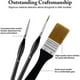 thumbnail image 3 of 32Pcs Paint Brushes for Acrylic Painting,Premium Nylon Bristles with Round, Filbert, Flat, Fan, Angle, Fine Detail Brush, 3 of 5