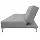 thumbnail image 4 of Sofá Cama Reclinable El Bazar Store Vegas Lino Plata Futon 3 Posiciones EL BAZAR STORE Moderno abotonado, 4 of 6