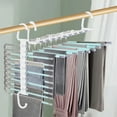 thumbnail image 1 of shyuyusa Portable Rotatable Clip Clothes Drying Rack, 20 Clips Foldable Design, Multi Purpose Hanger for Socks Underwear Balcony Drying, 1 of 6