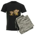 thumbnail image 6 of CafePress - Little Monkeys Men's Dark Pajamas - Men's Dark Loose Fit Cotton Pajama Set, 6 of 7