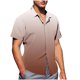 thumbnail image 1 of Mens Casual de Manga Corta Botón Abajo Camisas de Impresión Turndown Cuello Botón Camisa Poliéster, Moda de Verano Superior para Hombres Al Aire Libre, 1 of 6