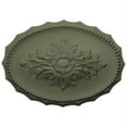 thumbnail image 6 of 16 7/8"W x 11 3/4"H x 1 1/2"P Oxford Ceiling Medallion, Hand-Painted Cherry, 6 of 8