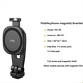 thumbnail image 3 of Vrig MG-03 MG03 Soporte Magnético para Teléfono Adaptador Trípode Soporte Magnético para Teléfono con Cámara Soporte para Trípode para, 3 of 5