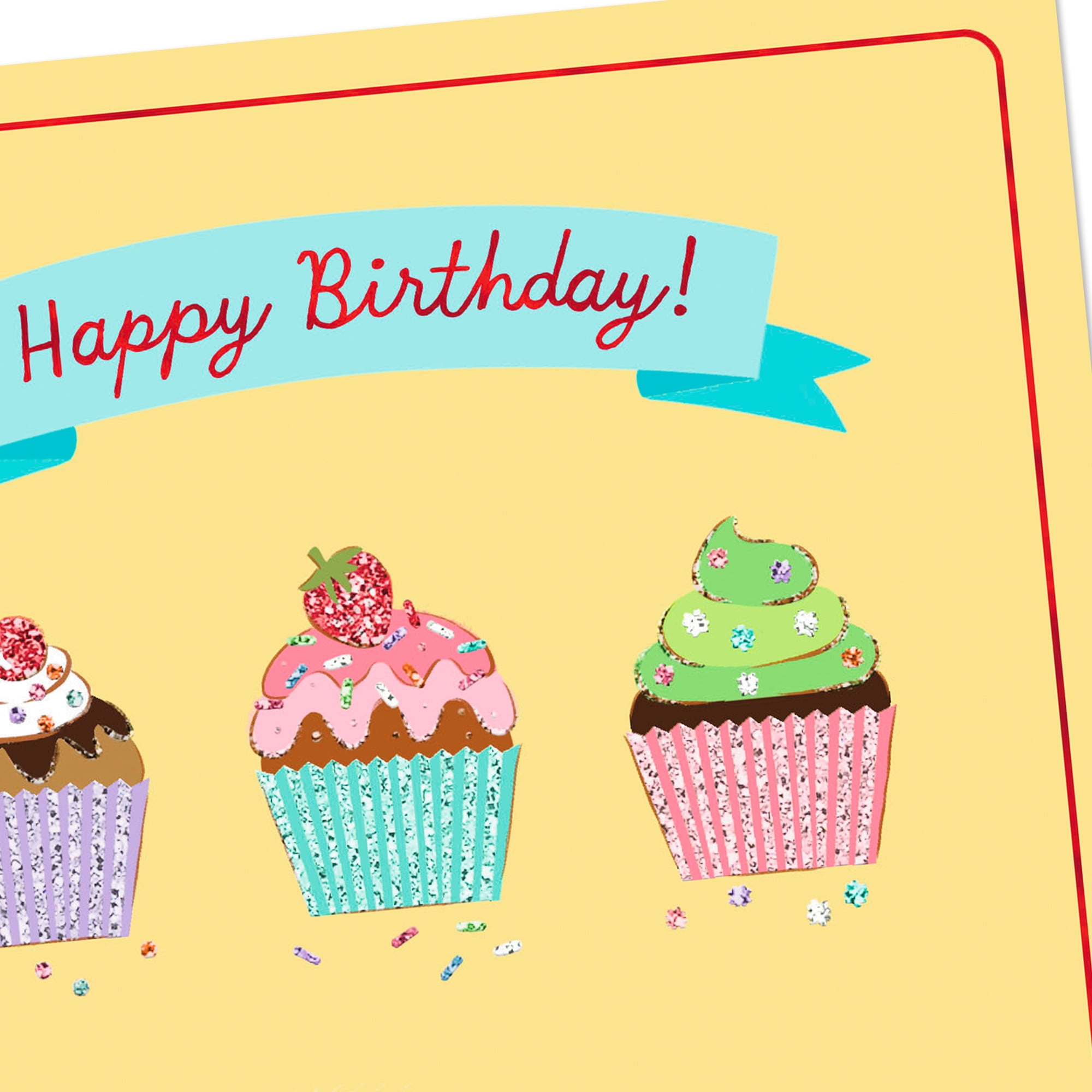 Hallmark Birthday Card (You're the Sprinkles on the Cupcake of Life)