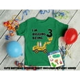 thumbnail image 5 of 3rd Birthday Shirt Boy 3 Year Old Construction Party Toddler Boys Shirts2T Green, 5 of 7