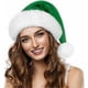 thumbnail image 2 of Santa Hat for Adults Christmas Hats, Luxury Father Christmas Hats Plush Xmas Santa Claus Hat, Velvet Comfy Santa Outfit for New Year Festive Party, 2 of 5