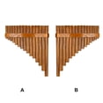 thumbnail image 4 of Flauta de Pan Naiovety equipo Musical tecla F viento de madera profesional tamaño compacto ligero para principiantes Type2 NO2, 4 of 6