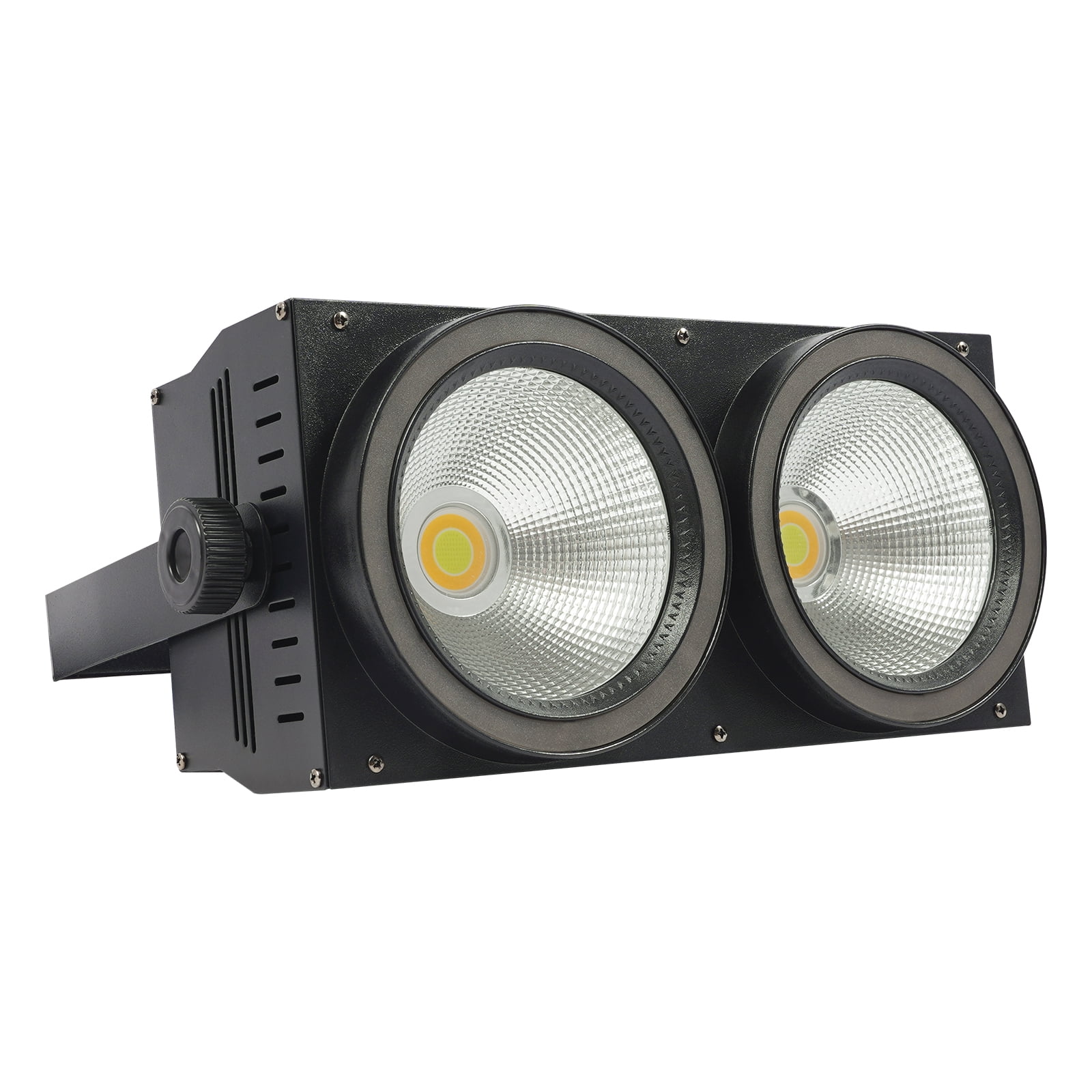 2-Eyes LED COB Stage Light, Black LED COB Par Light 60° Beam Angle