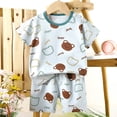 thumbnail image 2 of Ymyiu Pjs for Boys Baby-Boys 2-Pack Snug Fit Footless Cotton Pajamas 6-9 Months (Sky Blue,6-9 Months), 2 of 3