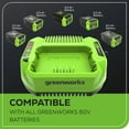 thumbnail image 4 of Greenworks Pro 60V 3A Lithium - Ion Standard Charger, 4 of 13