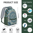thumbnail image 6 of Exotic Cultural Mandala Waterproof School Bag - Ergonomic Backpack for College Students & Commuters, 6 of 6