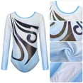 thumbnail image 3 of Gymnastics Leotards for Girls Kids Sparkly Tumbling Long Sleeve Dance Unitards Biketards with Matching Shorts One Piece Biketards Athletic Dancewear Clothes 5-12 Years, 3 of 9