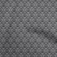 thumbnail image 1 of oneOone Polyester Lycra Black Fabric Asian Ikat Craft Projects Decor Fabric Printed By The Yard 56 Inch Wide, 1 of 4