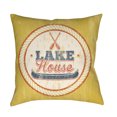 thumbnail image 1 of Surya LTCH-LKHS-2626 Litchfield 26" Wide Square Novelty "Lake House" Polyester Outdoor, 1 of 1