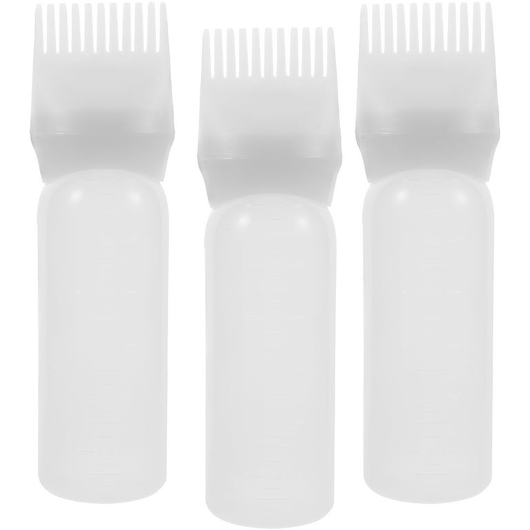 3pcs Root Comb Applicator Bottle Hair Oil Applicator Bottle Hair