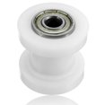 thumbnail image 1 of Guide-chaîne de Modification de Moto Tout-Terrain, Tendeur de Chaîne, Roue Roulante Adaptée pour la XR CRF KLX110 (Blanc), 1 * Rouleau de Chaîne, Blanc, 1 of 5