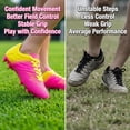 thumbnail image 6 of Vizari Liga Firm Ground Soccer Cleats for Kids – Durable, Lightweight, and Comfortable Soccer Shoes for Boys and Girls,Pink,12, 6 of 8