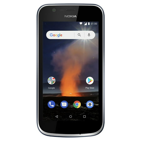 Nokia 1 - Android One (Go Edition) - 8 GB - Dual SIM LTE Unlocked Smartphone (AT&T/T-Mobile/MetroPCS/Cricket/H2O) - 4.5