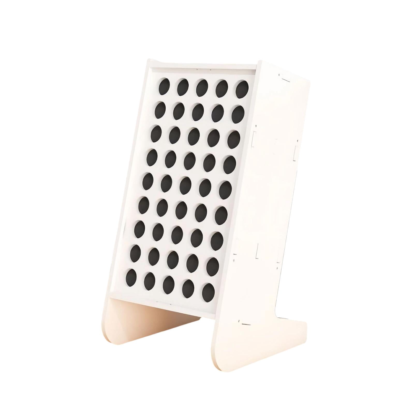 Dualoai Marker Organizer 45 Slots Art Supply Marker Rack for Art Brushes Office Desk