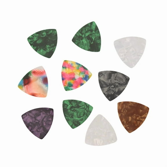 10Pcs Acoustic/ Plectrums 0.46Mm---Assorted Color