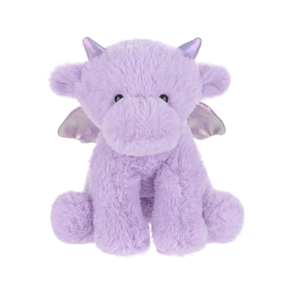 Apricot Lamb Animaux en Peluche Dragon Violet pour Enfants, Jouets en Peluche Doux et Mignons pour Bébé Fille et Garçon, 7,9 Pouces