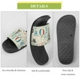 thumbnail image 7 of GZHJMY Stylish Slides for Women Men, France and Paris with French Symbols Soft Flexible Slip-on Sandals Slippers, 7 of 7