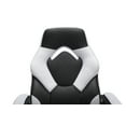 thumbnail image 4 of OFM Essentials Collection Racing Style Bonded Leather Gaming Chair, in White (ESS-3085-WHT), 4 of 13
