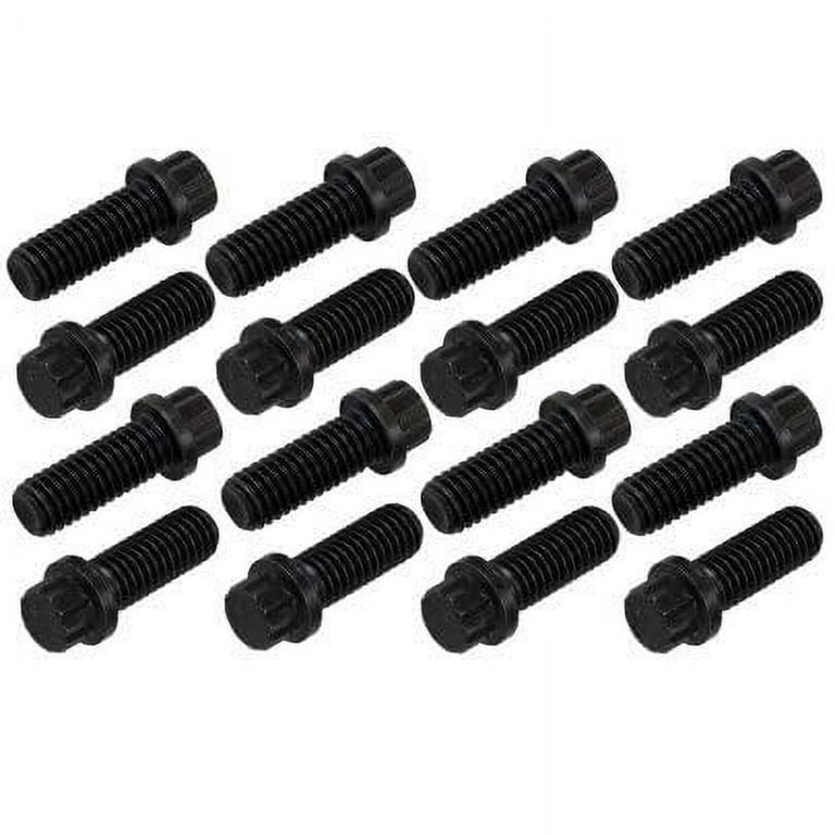 Moroso Exhaust Header Bolt Kit 12pt 3/8-16 x 1.00 (16pk) Moroso Exhaust Header Bolt Kit 12pt 3/8-16 x 1.00 (16pk)