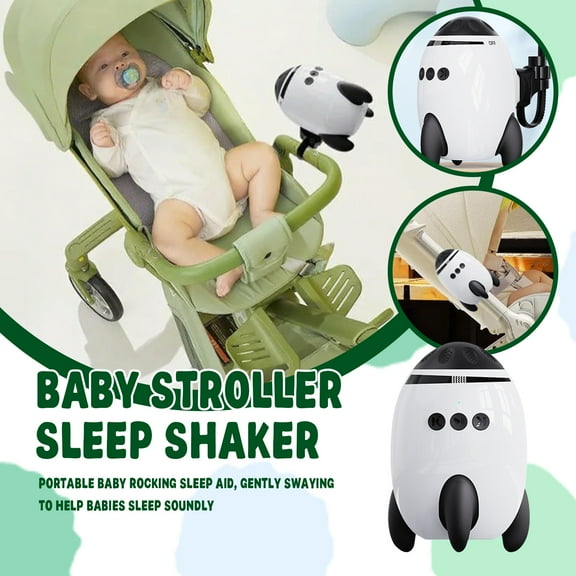 Baby , Baby Vibrating Soother Gently Rocks Any Stroller Or Pram, Noise Sound Baby,Baby Sleep Aid Newborn Must Haves Gifts