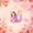 Pink J, variant on meiyoeat Watercolor Ombre Monogram J Bed Sheets,Cute Cartoon Princess Elf Full Size Sheets For Girl,4-Piece,1 Flat Sheet,1 Fitted Sheet and 2 Pillowcases