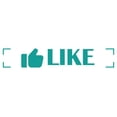 thumbnail image 1 of Printtoo Like Self Inking Rubber Stamp Pre-Inked Office Stamp- Home Office Business Stationery, Green- 42 x 9 mm, 1 of 7