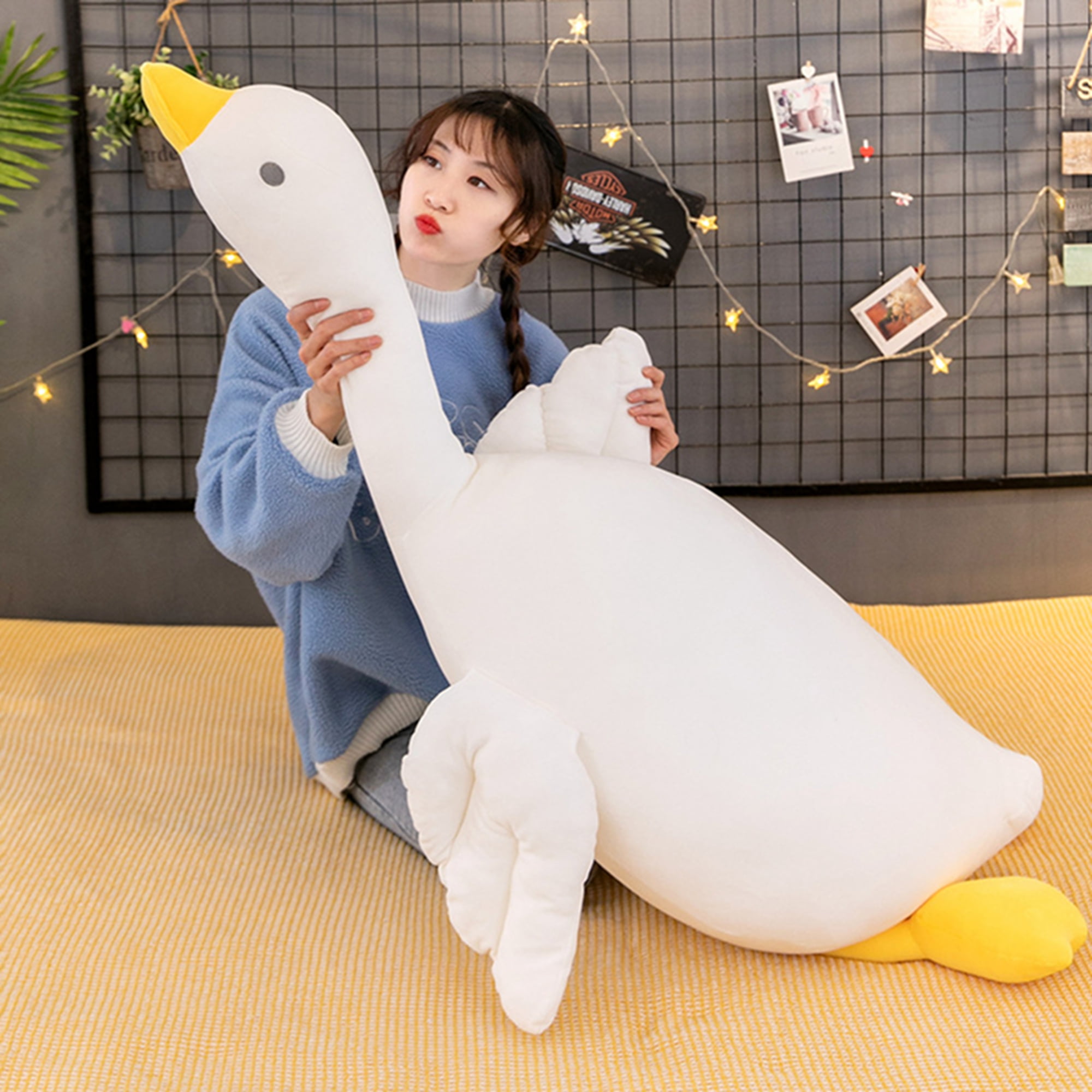 Big White Duck Plush Body Pillow – 42shops