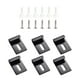 thumbnail image 3 of Clips para soporte de espejo,Clips para espejo Clips para colgar espejos de metal Hotel,Clips para soporte de espejo Soportes para espejo pesados,Accesorios para colgar espejos Tornillos para, 3 of 8