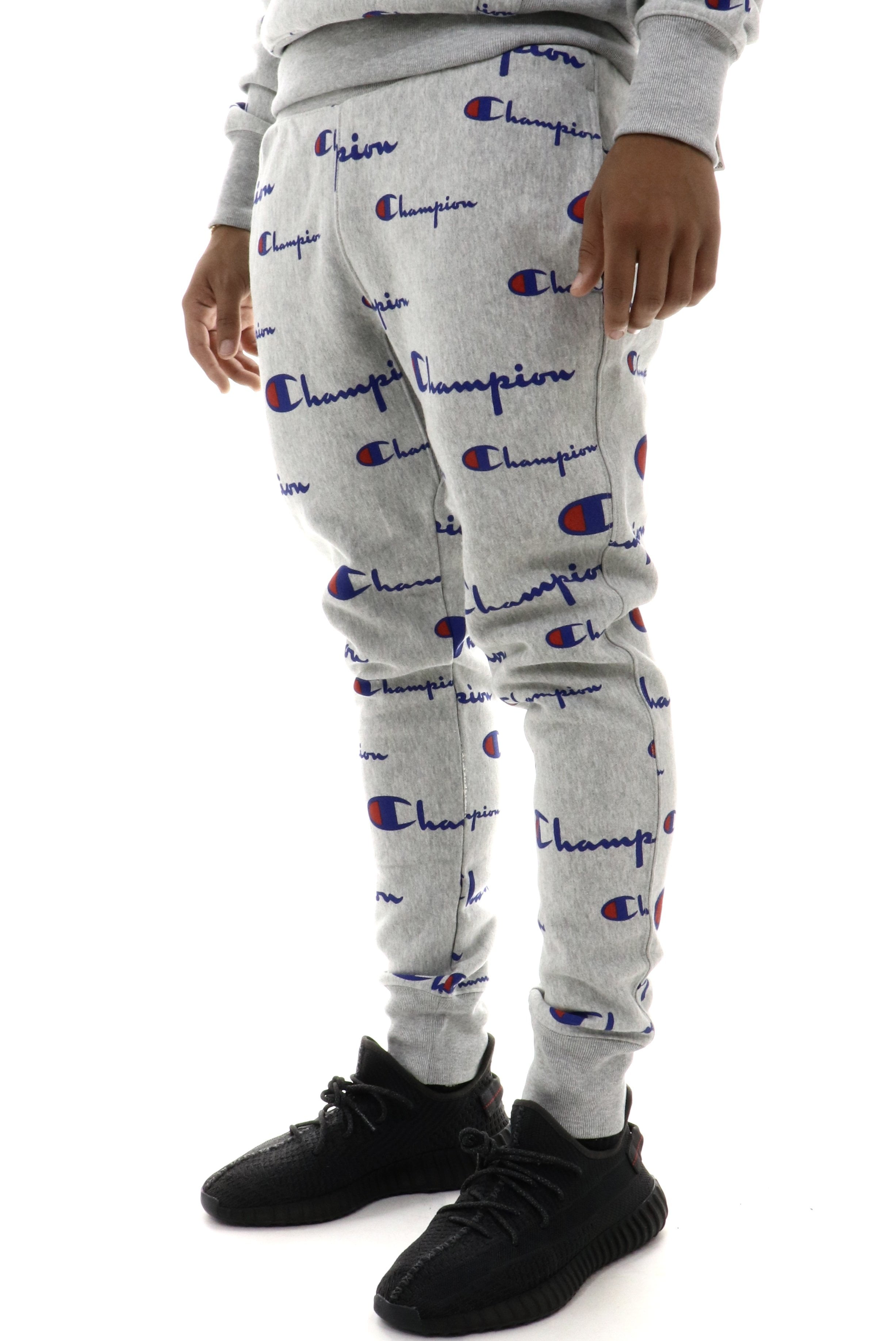 Champion sweatpants all over print discount