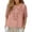 *Pink, variant on ClodeEU Women's Summer Short Sleeve Round Neck Cotton Linen Shirts,Retro Embroidered Boho Blouse Tops Pink,Womens Plus L