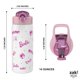 thumbnail image 5 of Termo Zak Designs Barbie Botella de Agua de Acero Inoxidable 560 ml, 5 of 8